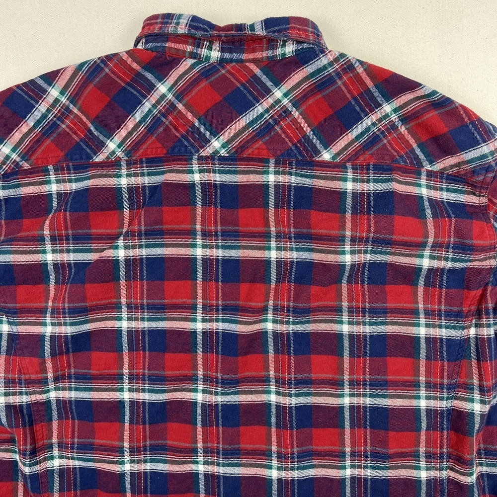 Canyon Guide Outfitters Flannel Women's 2X Button Down Plaid Cotton Lycra - Picture 4 of 9
